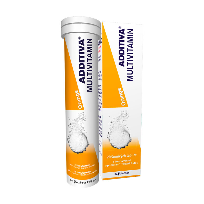Additiva Multivitamin ORANGE šumivé tablety