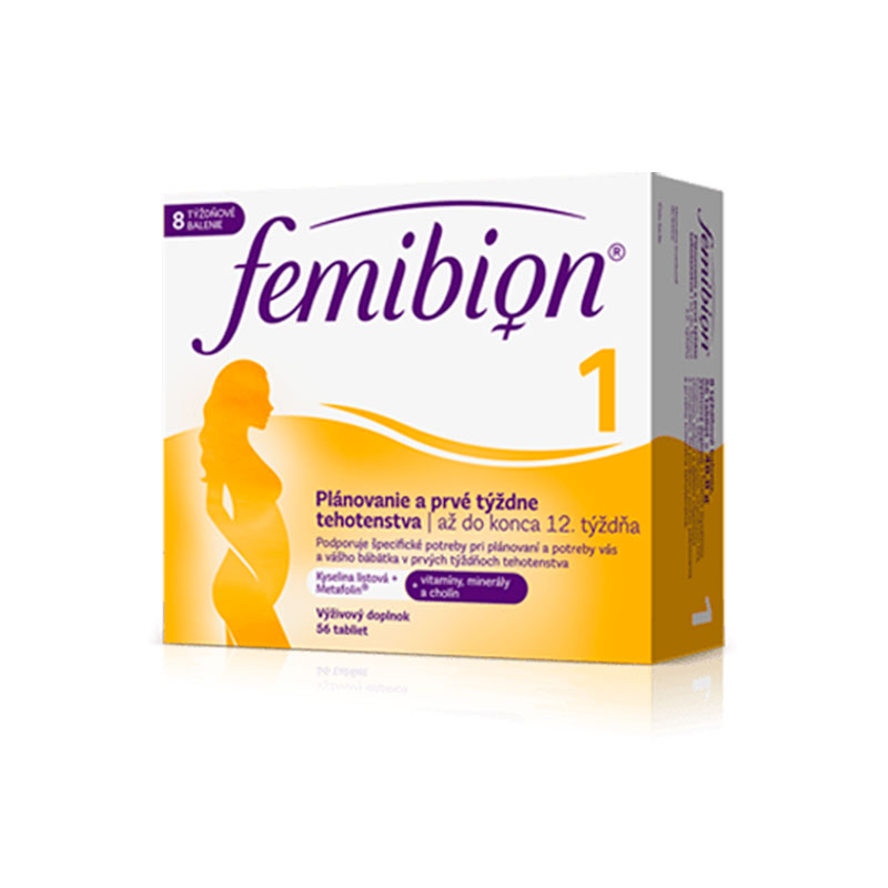 Femibion 1 - Plánovanie a prvé týždne tehotenstva (kys. listová + vitamíny, minerály)