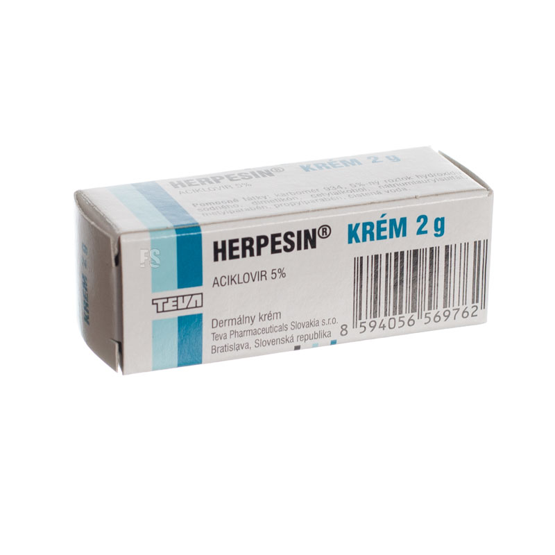 Herpesin krém 2g